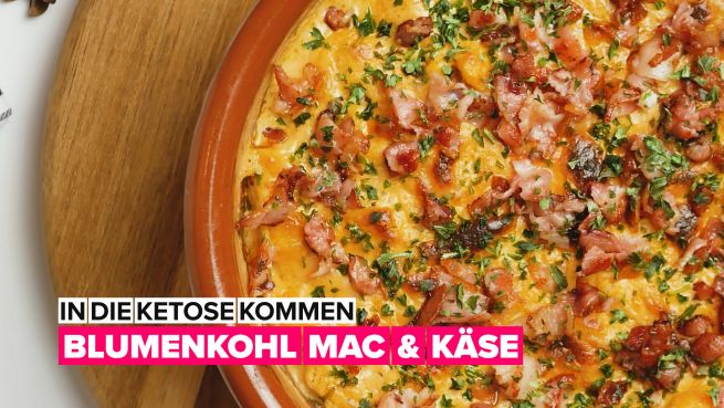 go to Keto-Freundlich: Blumenkohl Mac & Käse