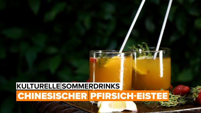 go to Kulturelle Sommerdrinks: chinesischer Pfirsich-Eistee