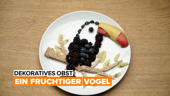 go to Dekoratives Obst – fruchtiger Vogel