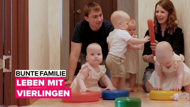 go to Kannst du dir vorstellen, Vierlinge aufzuziehen? Nun, diese Familie kann es!